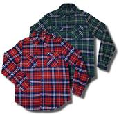 View Item New Pop Retro Thick Flannel Lumberjack Check Shirt